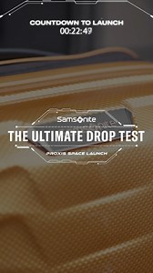 Defying Gravity: Samsonite's lightest suitcase completes groundbreaking journey to space. Samsonite Proxis took an out-of-this-world mission, surviving the ultimate test from the stratosphere*. During its journey, the Proxis suitcase survived extreme conditions, hitting temperatures as low as -65°C, before reaching an altitude of 39,624 meters — three times the cruising height of a commercial aircraft. After falling at a maximum speed of 400 km/h, the Samsonite Proxis landed from a slower contro