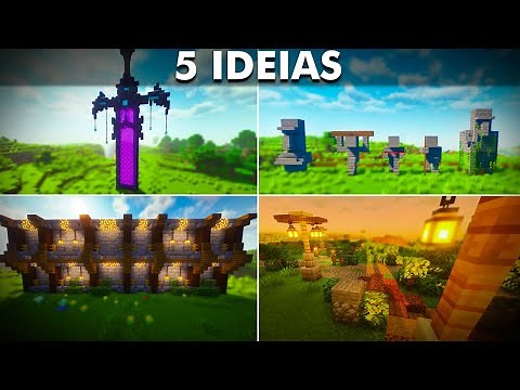 [TUTORIAL] 5 SIMPLE BUILDING IDEAS TO MAKE YOUR SURVIVAL WORLD MORE BEAUTIFUL IN MINECRAFT!