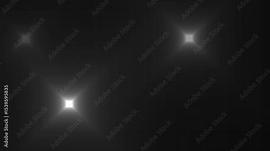 Paparazzi camera flashes, blinking flashlights animation on black background. Flashing lens flares, at the stadium concert multiple camera flashes on black background. Lots of photo camera flashes. Stock Video