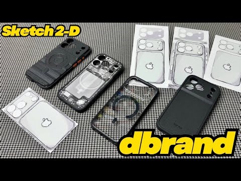 DBRAND CASE UPDATES & NEW SKETCH 2D SKINS! iPhone 17 PRO