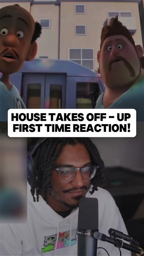 House Takes Off! UP (2009) Movie Reaction #shorts #reaction