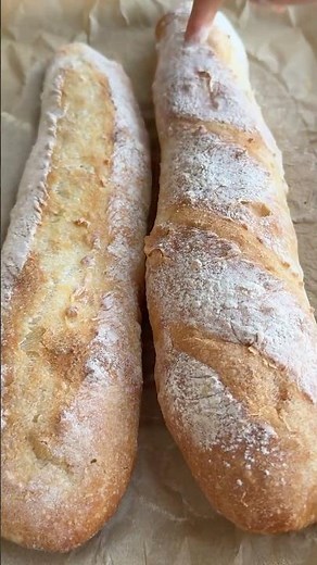 How to make perfect baguettes! Bake no-knead bread with me 🎀