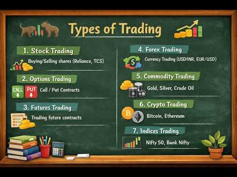 Types of Trading | Video 1 | Introduction #forex #crypto #smc #icttrading