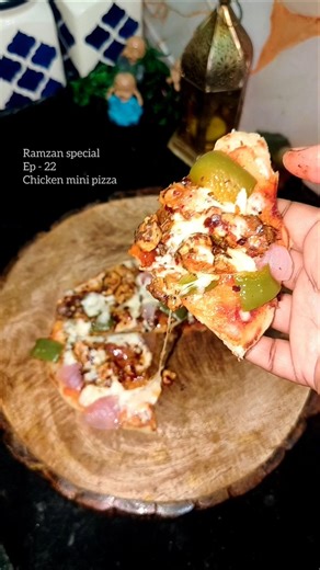 Ramzan special episode -22 chicken mini pizza 🍕#pizza #ramzan #indianfood