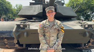 542K views · 37K reactions | We caught up with U.S. Army 1st Lt. Kaessey Thompson of the 1st Cavalry Division as she and her crew prepare to roll into the nation's capital for the 250th U.S. Army Birthday Parade. Soldiers like Lt. Thompson represent the dedication and pride that define 250 years of Army service. | U.S. Department of War | Facebook