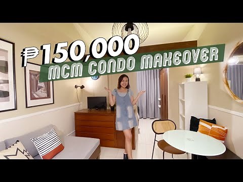 Transforming a Bare 23sqm Condo for only ₱150,000!!!🪄✨ MCM Inspired Design 🛋️ // by Elle Uy
