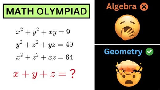 Solving Algebra Problem Using Geometry