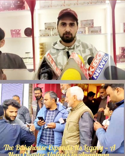 32K views · 205 reactions | The Bakehouse Expands Its Legacy — A New Chapter Unfolds in Anantnag. Renowned for its artisanal desserts, signature brews, and warm ambience, The Bakehouse has unveiled its second outlet at K.P. Road, near Rehmat-e-Alam Colony. With this expansion, The Bakehouse now welcomes patrons at two prime locations —  janglat mandi, Anantnag  K.P. Road, near Rehmat-e-Alam Colony  8899080505 - 8899090505 | Zulfi Masood journalist | Facebook