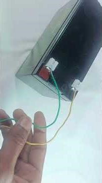 testing 12 volt 7 amp battery at home