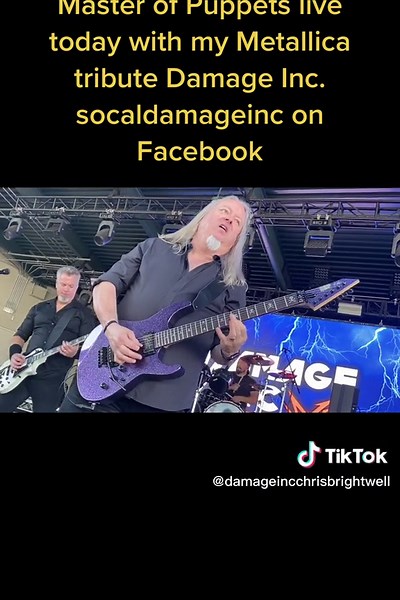 Metallica Tribute Band 'Damage Inc' Live Performance of Master of Puppets Solo