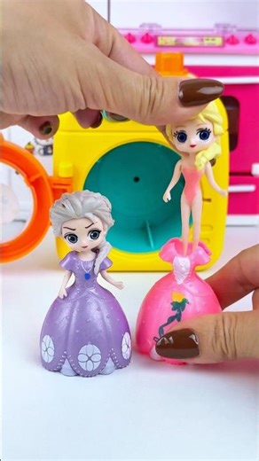 ASMR Toy Unboxing Frozen Elsa & Disney Princess Toy 🧺| Satisfying Toy Sounds #Shorts