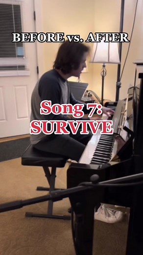 Took a trip down memory lane :) here’s a Before and After for Survive in EPIC: The Musical. #epicthemusical #progress