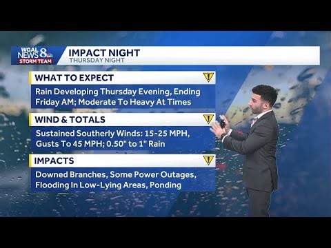 Impact: Threat for freezing fog tonight, rounds of heavy rain late Thursday