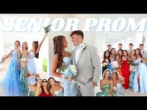 SENIOR PROM VLOG 2025 | prom wknd *rented a limo, queen + king, & post-prom *