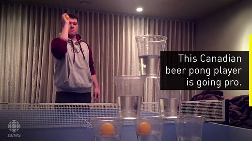 226K views · 386 reactions | A Calgary student's beer pong videos are...