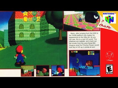 Mario 64 Beta July 29 1995 - Longplay | N64