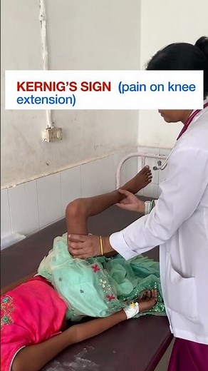 How to check for the signs of meningeal irritation? #meningitis