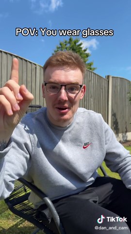 Funny Skit: Trying on Contact Lenses vs Glasses