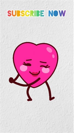 👉 Cute Dancing Heart 💖 | Funny Love Animation | Subscribe Now 😍 #Shorts