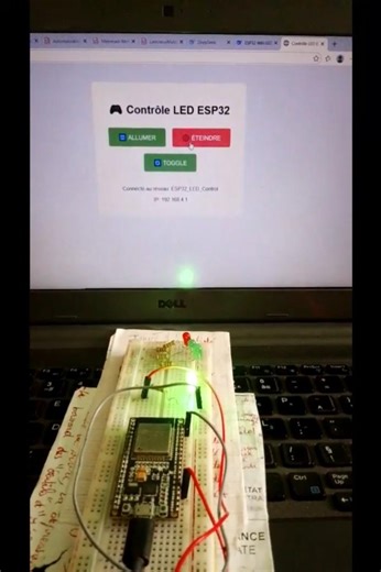 Commander une LED avec l'ESP32 depuis un navigateur ✨