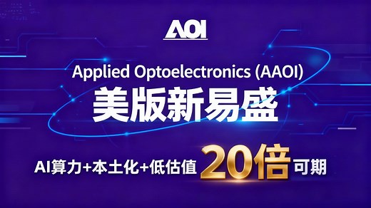 Applied Optoelectronics (AAOI)：逆全球化下的北美光模块之王，AI算力 本土化 低估值，20倍神话可期？
