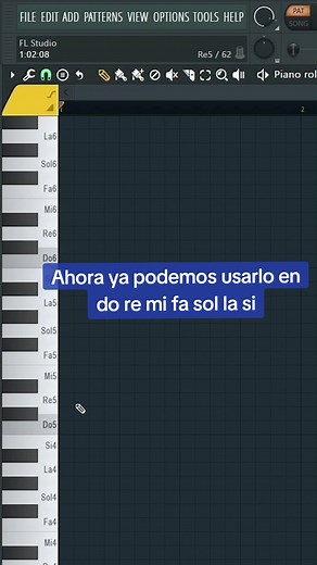 Cómo Pasar a Español las Notas del Piano Roll en FL Studio