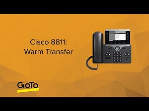 Cisco 8811: Warm Transfer