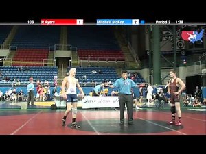 Fargo 2012 106 Round 3: Jt Ayers (Oregon) vs. Mitchell McKee (Minnesota)