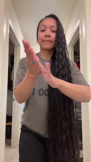 Long Hair Care Routine with Leave-In Conditioner for Curls