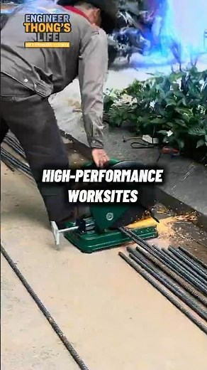 Rebar Fabrication in Action – Precision and Skill on the Job Site #engineerthong