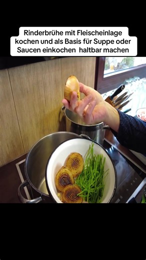 Rinderbrühe kochen & haltbar machen