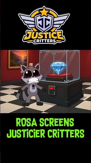 #shorts ROSA SCREENS!! Justicier Critters!!💖🦝⚖️