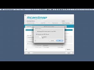 How To Batch OCR With The Fujitsu ScanSnap On The Mac