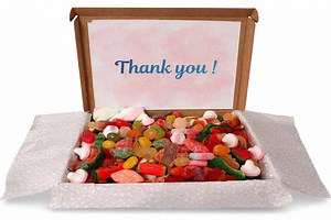Merci sweet box, pick and mix, cadeaux boîte aux lettres, - Etsy France