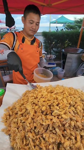 ทำง่ายกรอบอร่อย ยังไม่ค่อยมีใคร #กุ้งทอด #คางกุ้งทอด #คางกุ้งเขย่า #ถนนคนเดินประจวบ #เมนูทำง่าย | Puklak channel