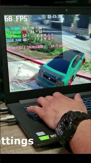 GTA 5 on Lenovo i5-9300H + GTX1650 🚀 Can This Laptop Run It Smoothly? 🎮