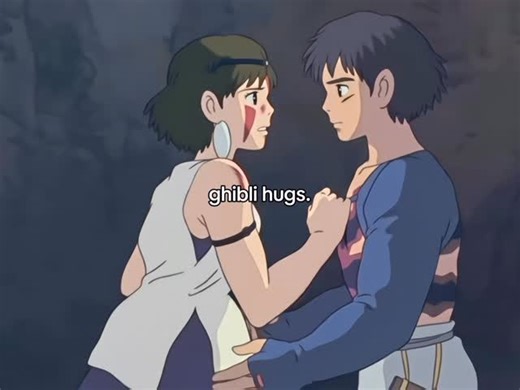 Photo Ghibli on Instagram: "Studio Ghibli hugs are the best kind of hugs 🫶🏻 credit: io.loki on tt"