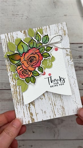 Try this little trick on your next watercoloring project: Before adding any color, give your paper a light mist or brush of water. It’s a simple step, but it makes a big difference — your colors will blend beautifully and stay right where you want them! The image I’ve used here is from the Charming Day stamp set — such a lovely one for soft watercolor looks. | Jacque Williams Stampin Up Independent Demonstrator as Stamp Happy