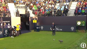 The 148th Open is underway 🏌️‍♂️ @DarrenClarkeOfficial has the honour and finds the fairway with the first tee shot of #TheOpen Follow live coverage of his round 👉bit.ly/TheOpenLiveBlog | The Open