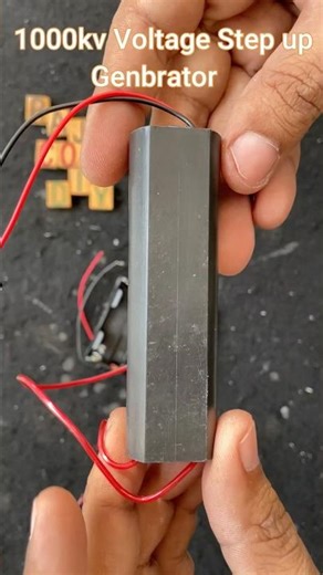 1000KV Voltage step up generator DIY #diy #genrator #dc #voltage
