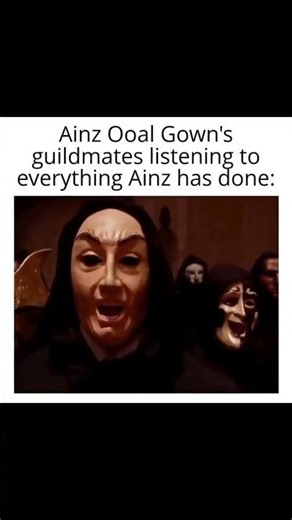 AINZ OOAL GOWNS friends are shocked #overlord #shorts
