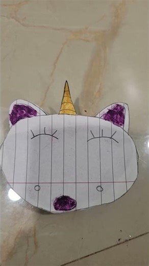 DIY Unicorn🦄 Lotion #diy #craft #paper #shorts #swatipatilcraft