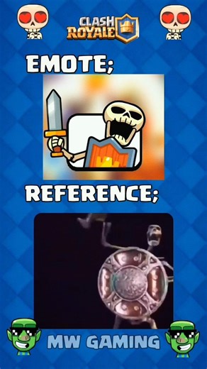 EMOTE X REFERENCE NEW🫧 #clashroyale