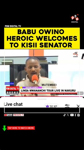 BABU OWINO HEROIC WELCOMES TO KISII SENATOR #kenyanews #kenyanlatestnews #kisiinews