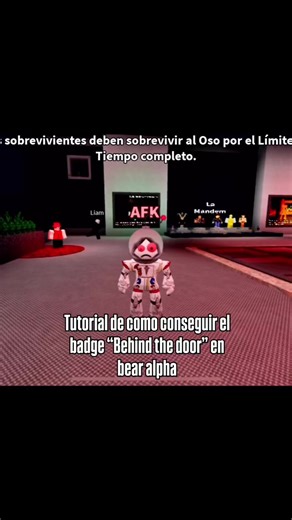 Aquí el Tutorial de como obtener la insignia (jueguen bear alpha) #bearalpha #fyp #jueguenbearalpha #roblox #foryou