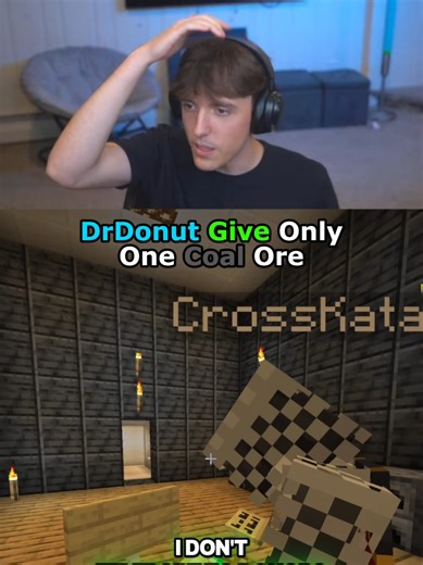 DrDonut's Hilarious Coal Ore Challenge in Minecraft