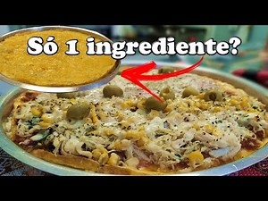 Massa de pizza feita com omelete - Fica Top e é super fácil !!!!