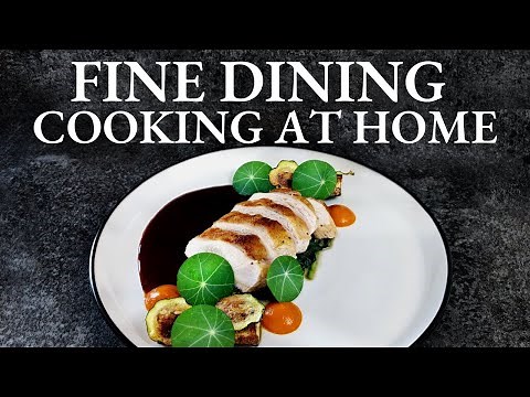 Fine dining CRISPY SKIN CHICKEN recipe | Ratatouille Style