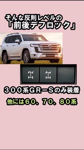 ランクル、プラドのデフロックって何！？#ランクル #ランドクルーザー #ランクル70 #ランドクルーザー70 #landcruiser #プラド #ランクルプラド #ランドクルーザープラド #ランクル300 #ランドクルーザー300 #デフロック