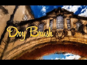 Dry Brush Photoshop CS6+ Action Tutorial